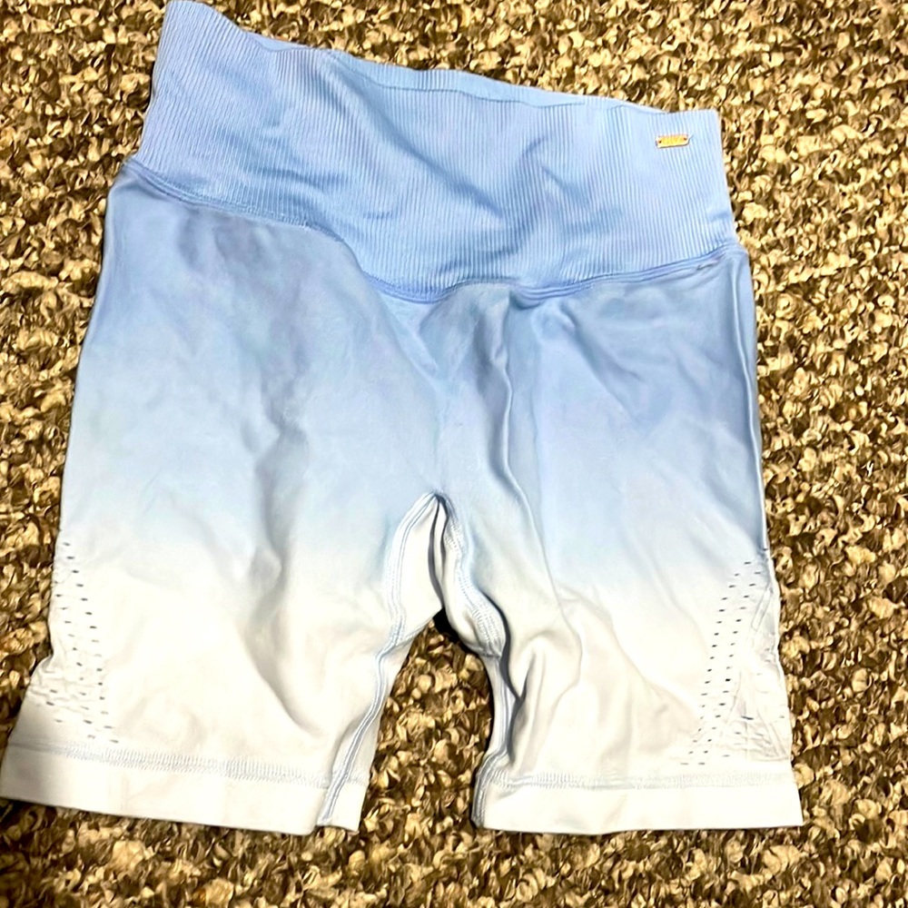 Blue ombré PINK by VS work out shorts